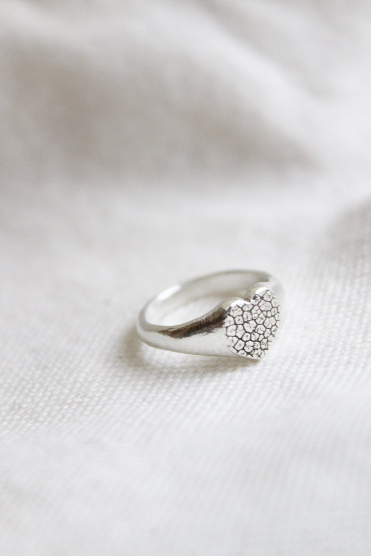ANILLO HUELLA CORAZÓN PETIT
