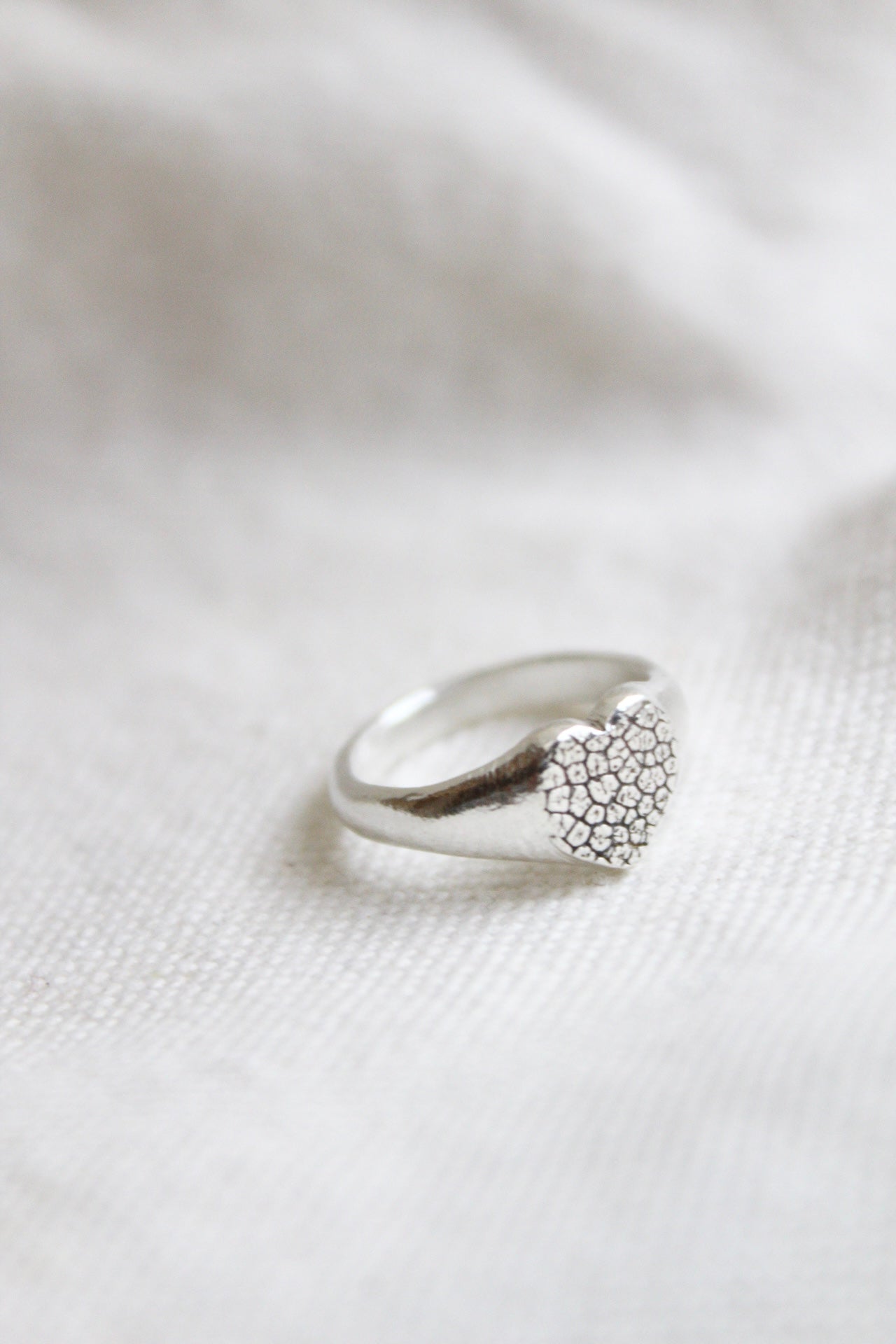 ANILLO HUELLA CORAZÓN PETIT
