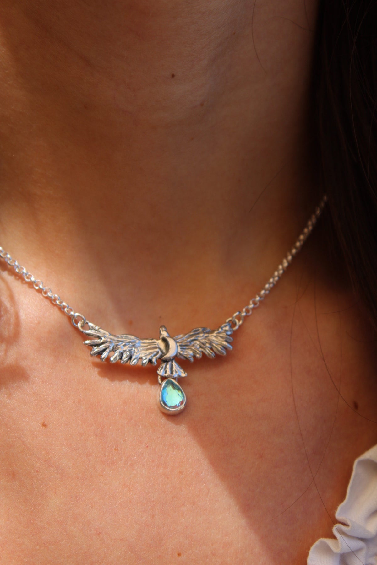 Águila sagrada “s” cuarzo místico