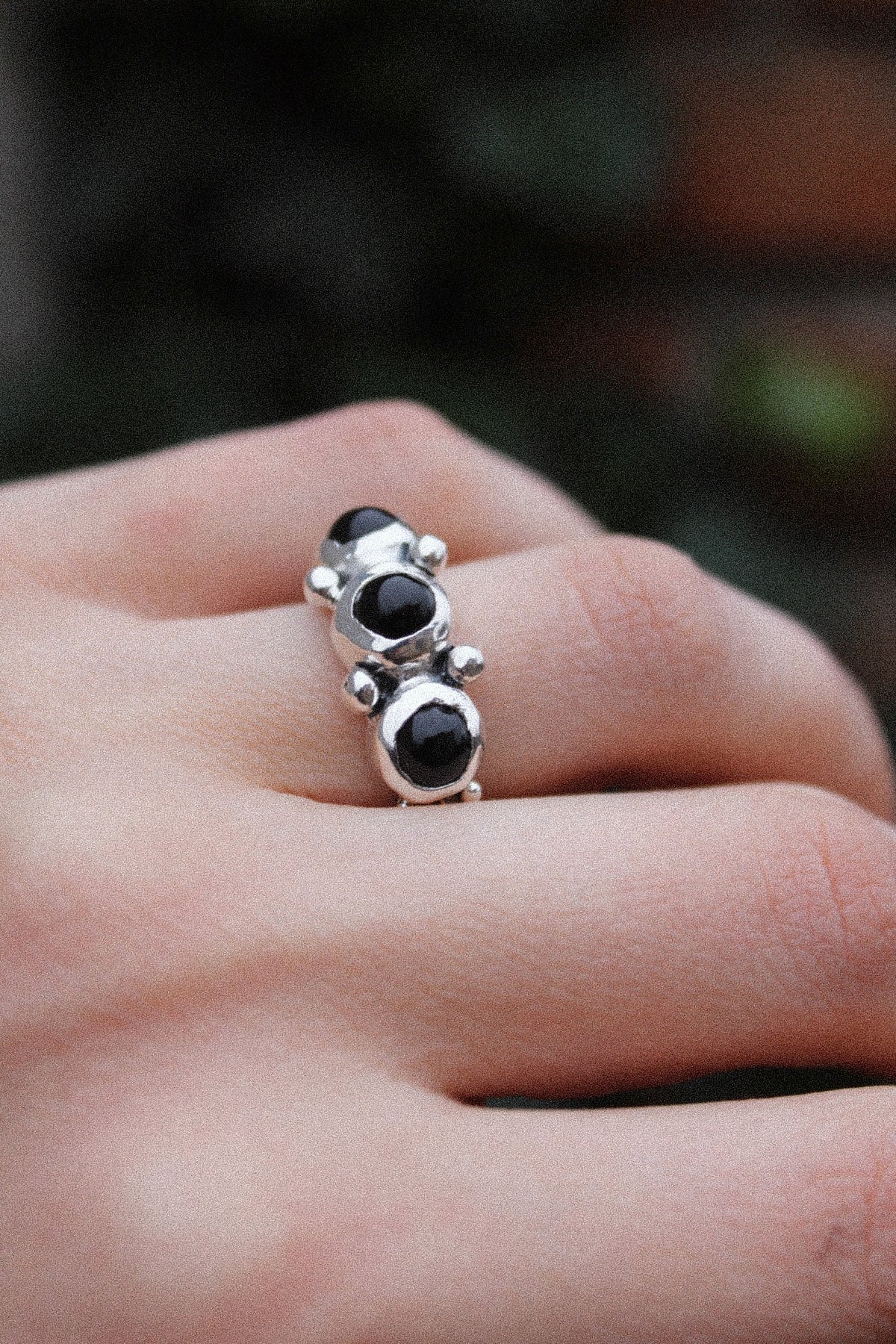 Anillo LAS TRES MARÍAS ónix