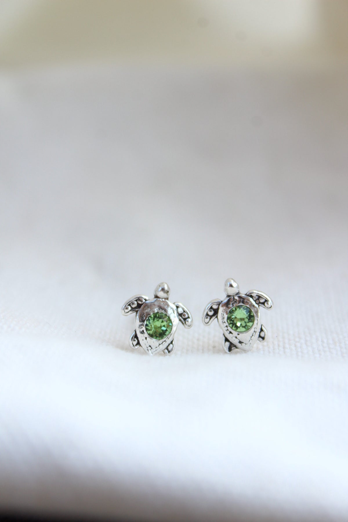 Par de aros tortu petit verde