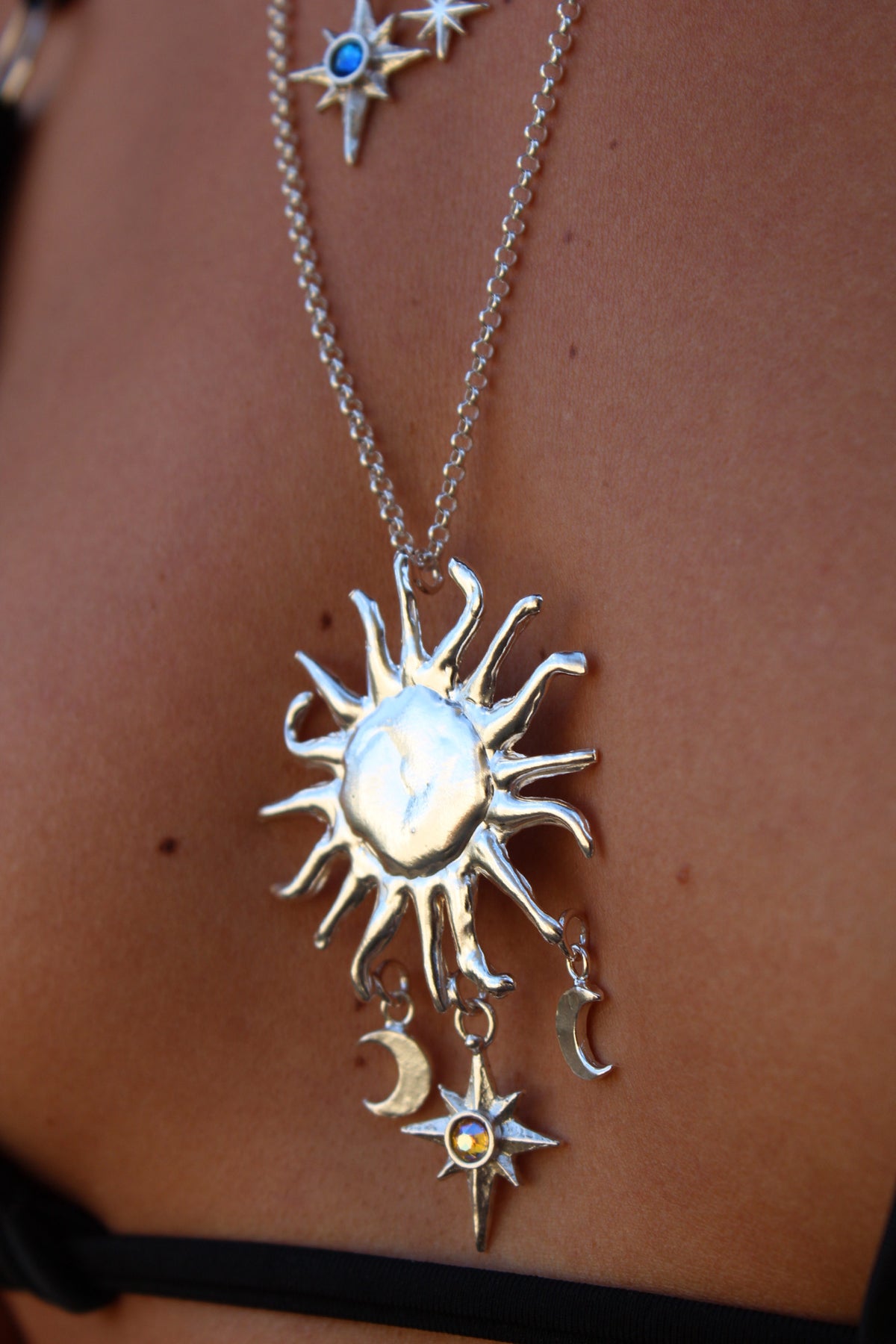 Amuleto sol gitano (incluye cadena 60cm)