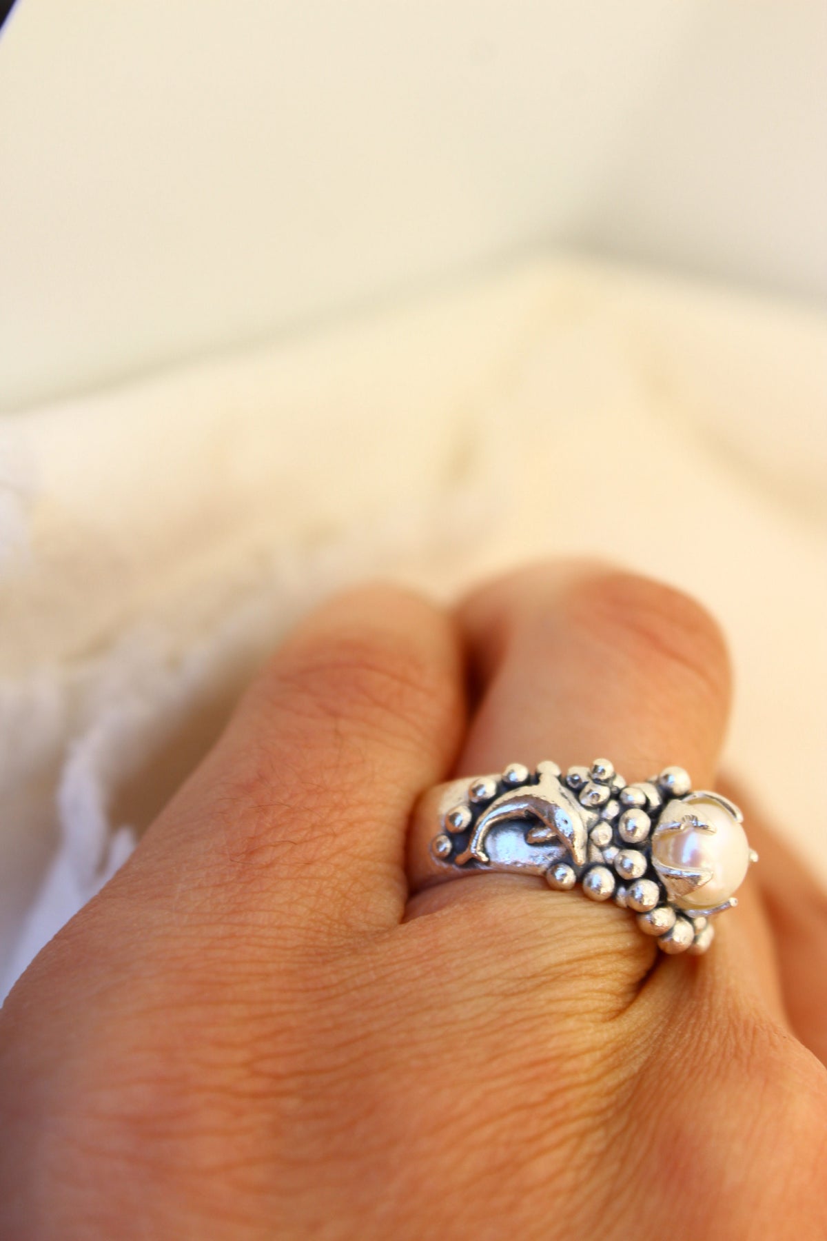 Anillo LA PERLA  delfín