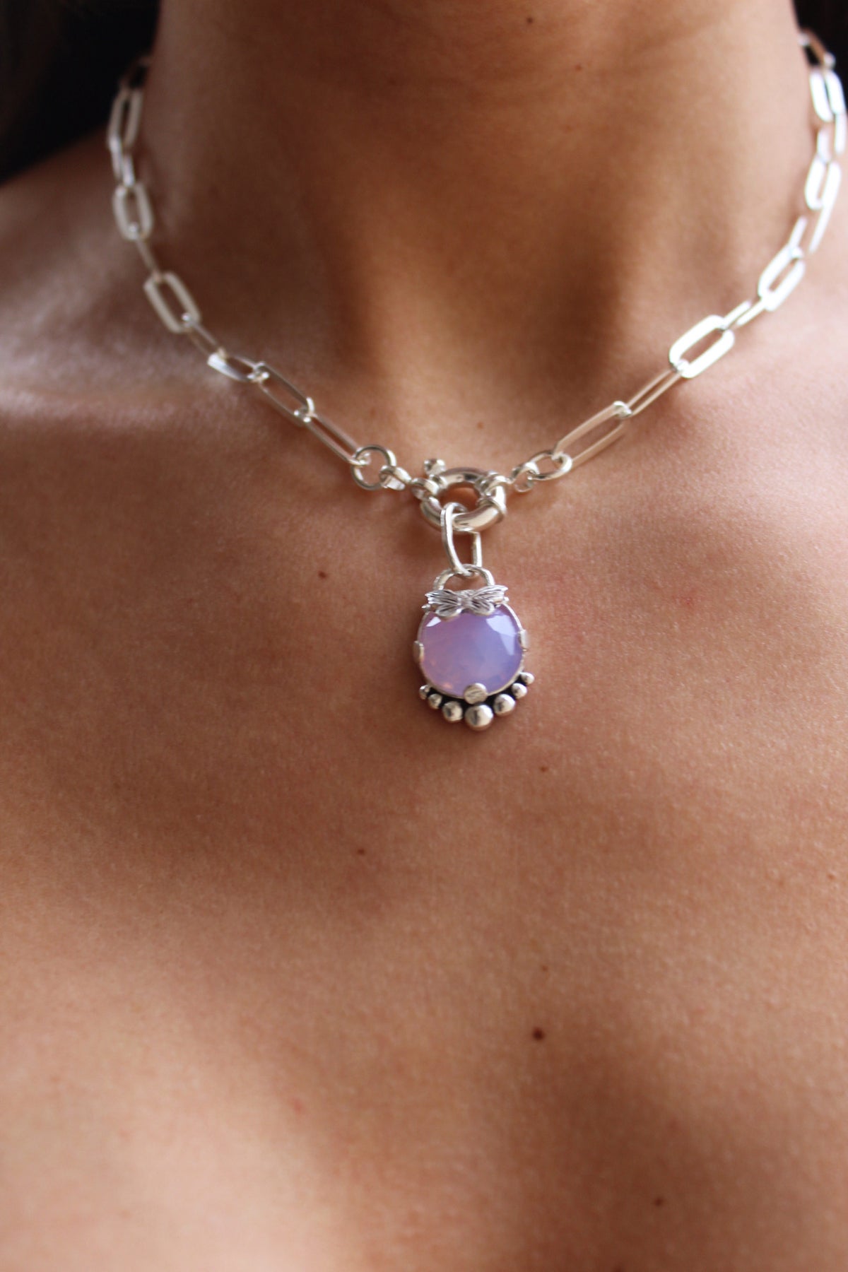 Collar piedra conchuda versión Ninfa