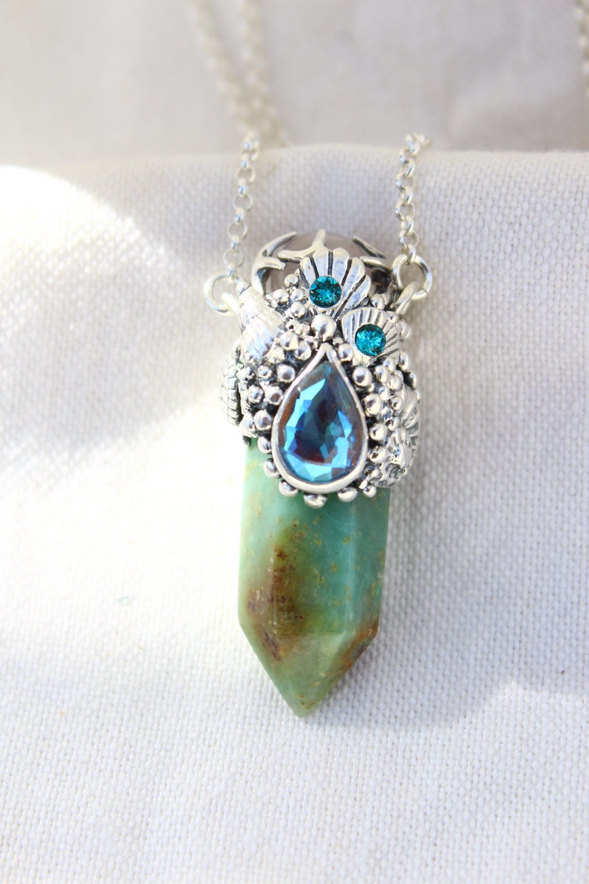 Amuleto crisoprasa tortu