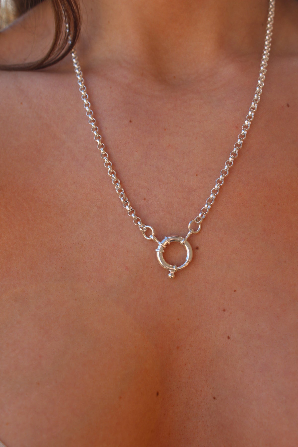 Cadena rolo 55cm broche timón L