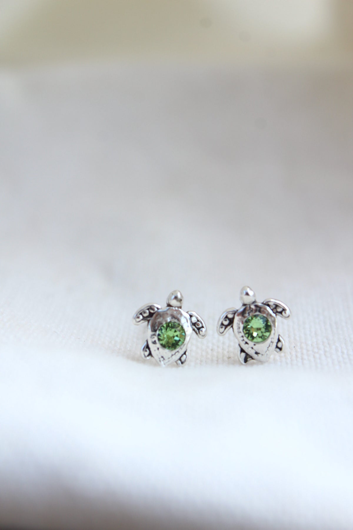 Par de aros tortu petit verde