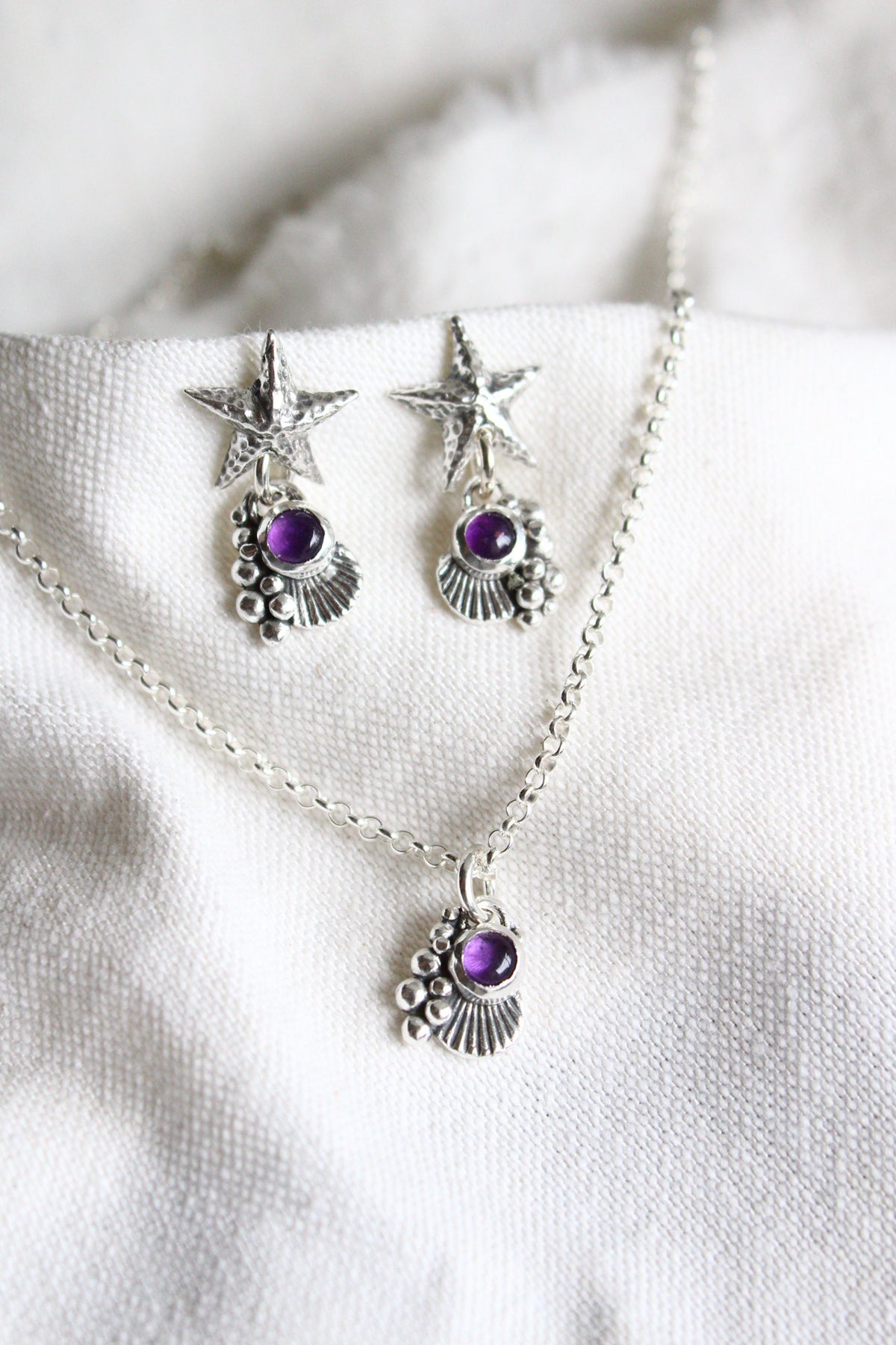 Conjunto asterina amatista