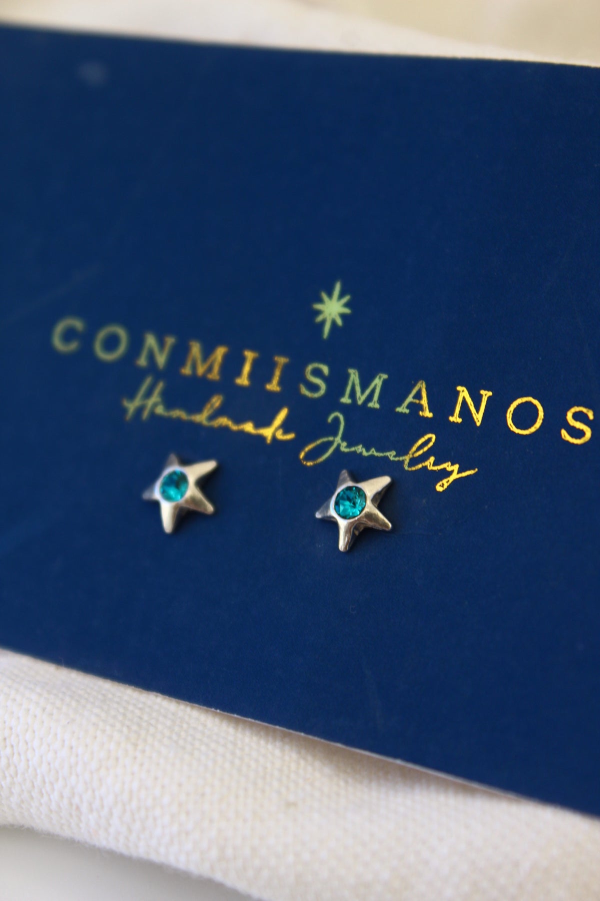 Aros Estrella petit cristal Swaroski (par)