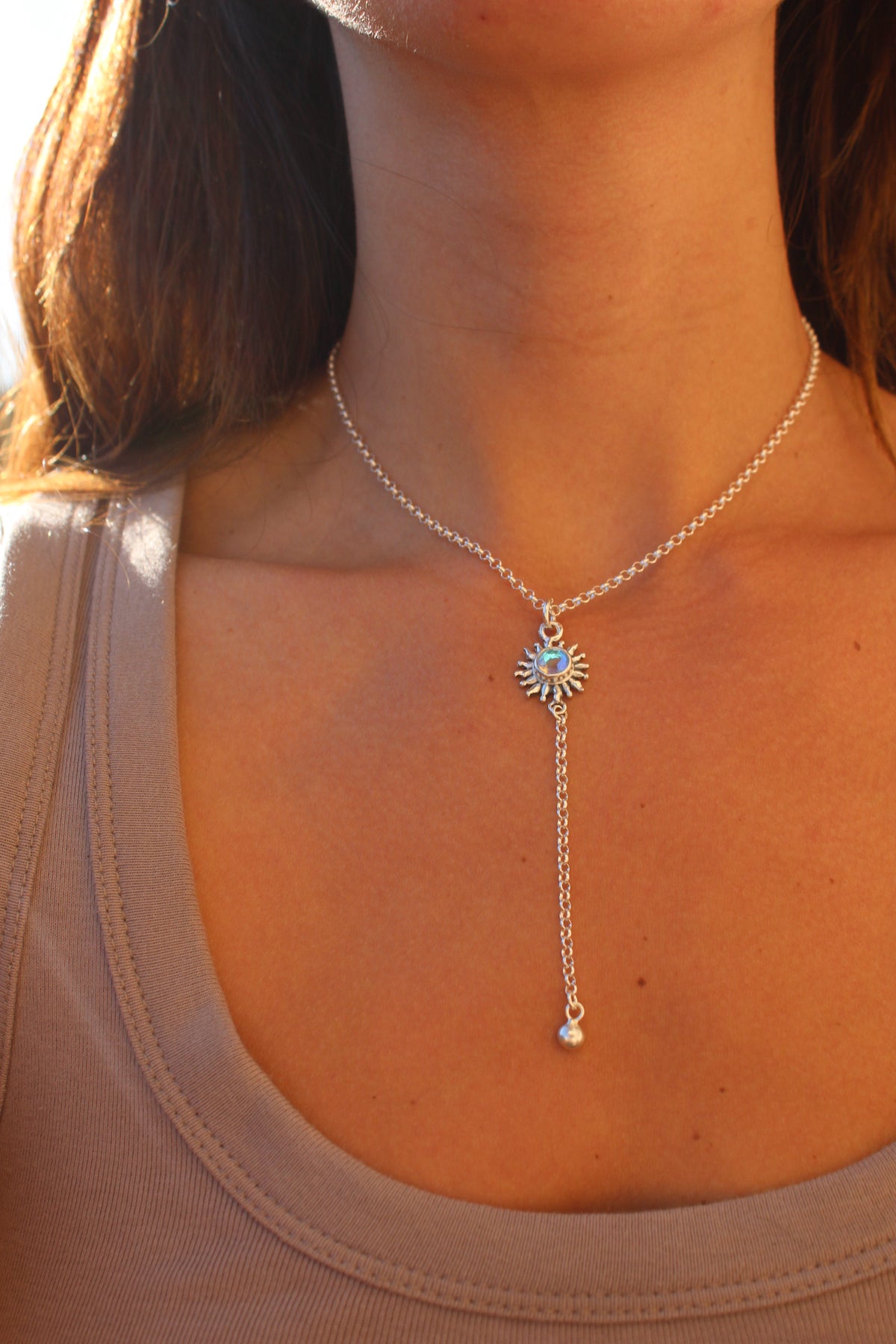 Collar solei cascada