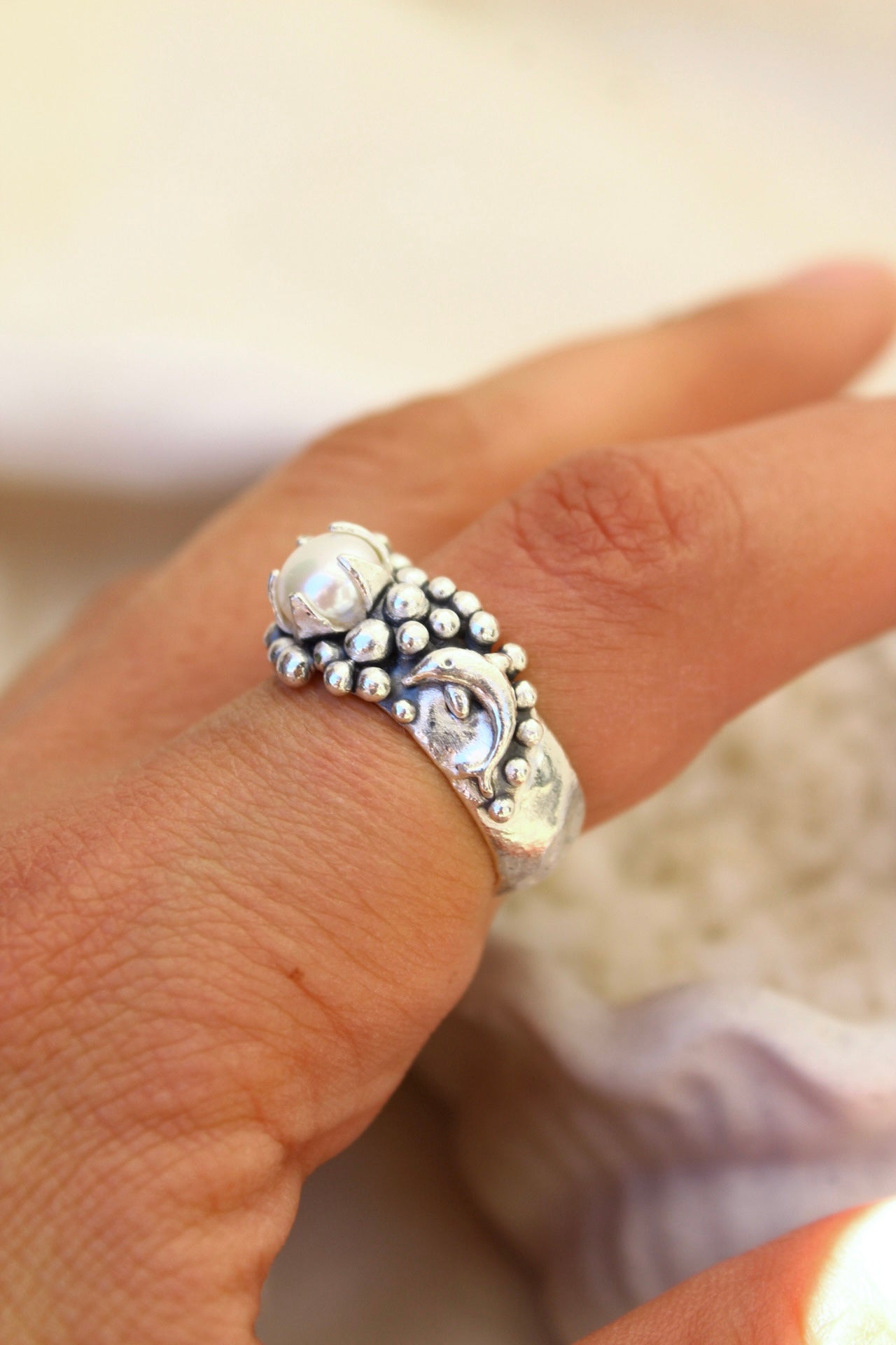 Anillo LA PERLA  delfín