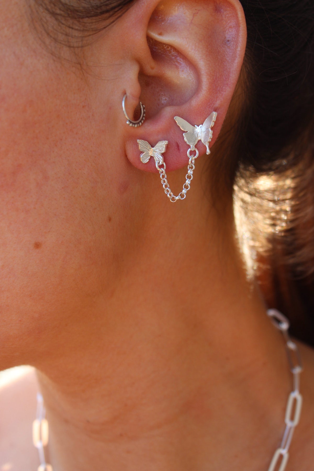 Par aros doble mariposa