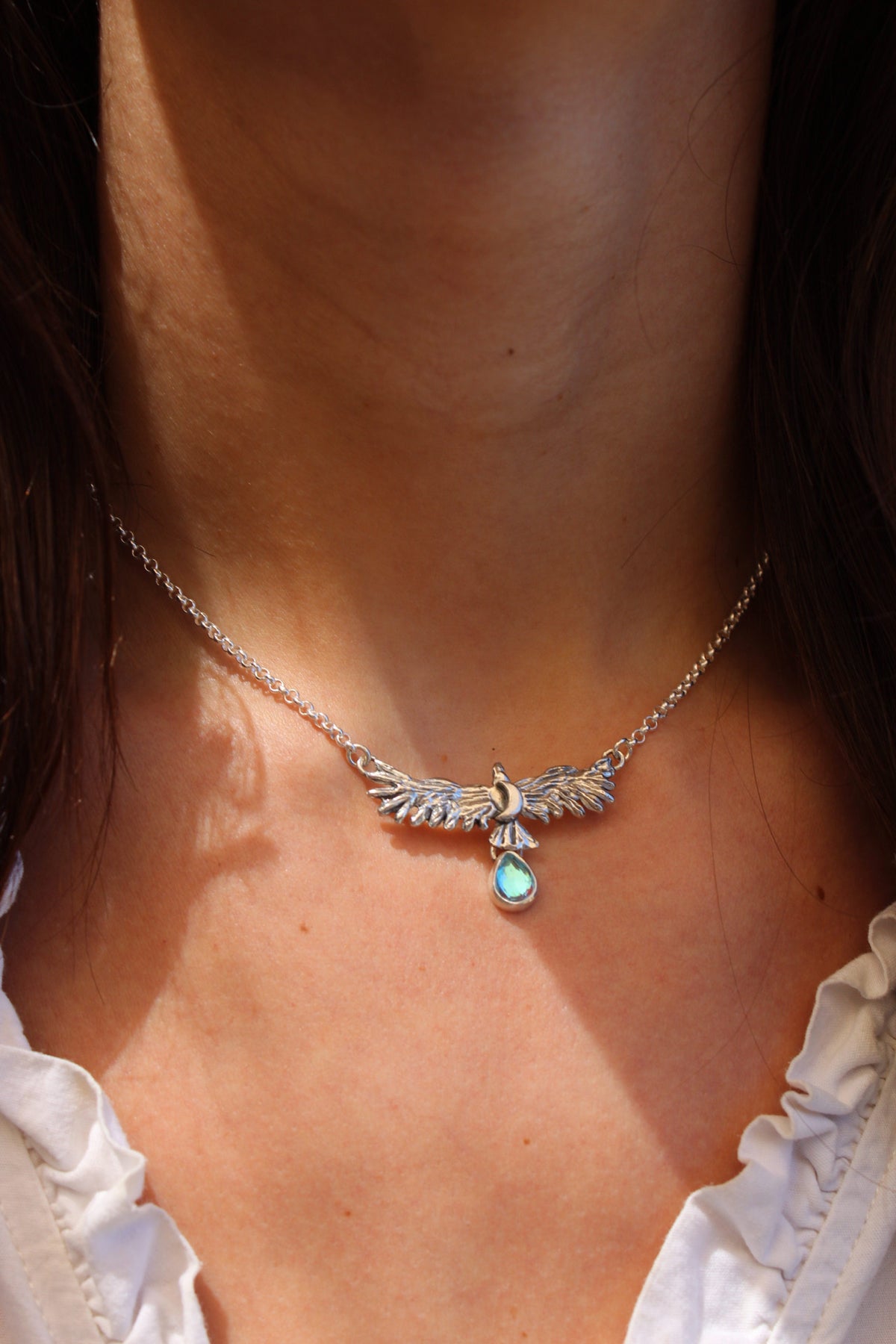 Águila sagrada “s” cuarzo místico