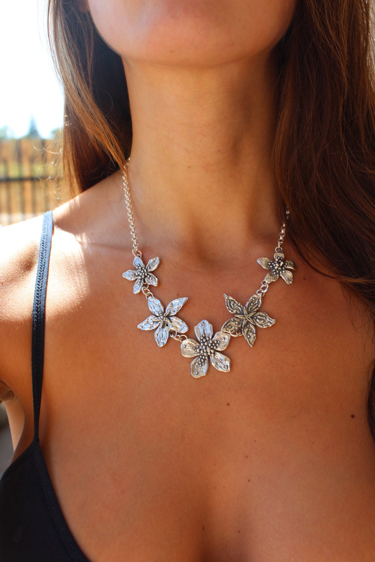 Collar las flores que recogí