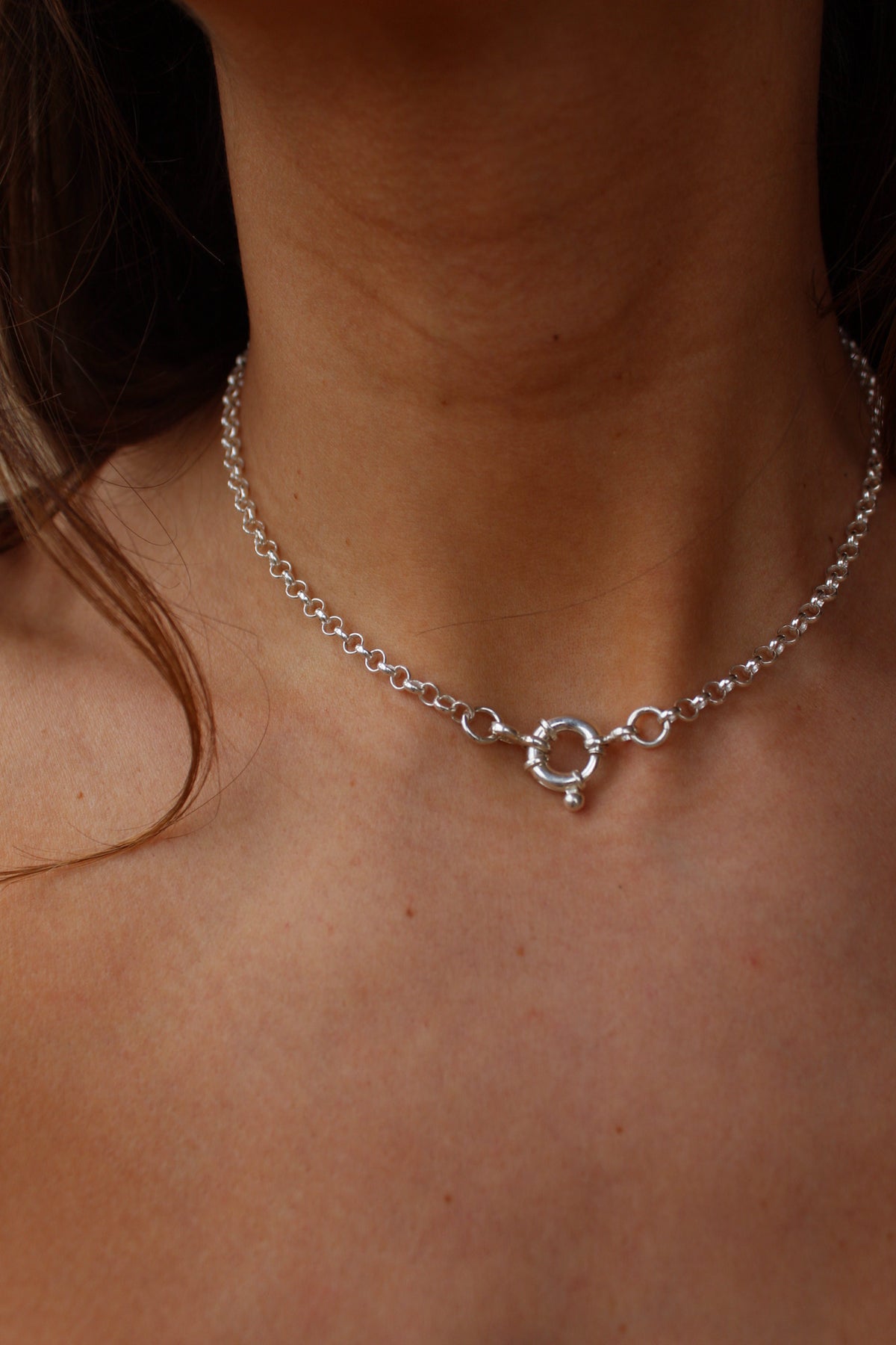 Cadena rolo 40cm broche timón M