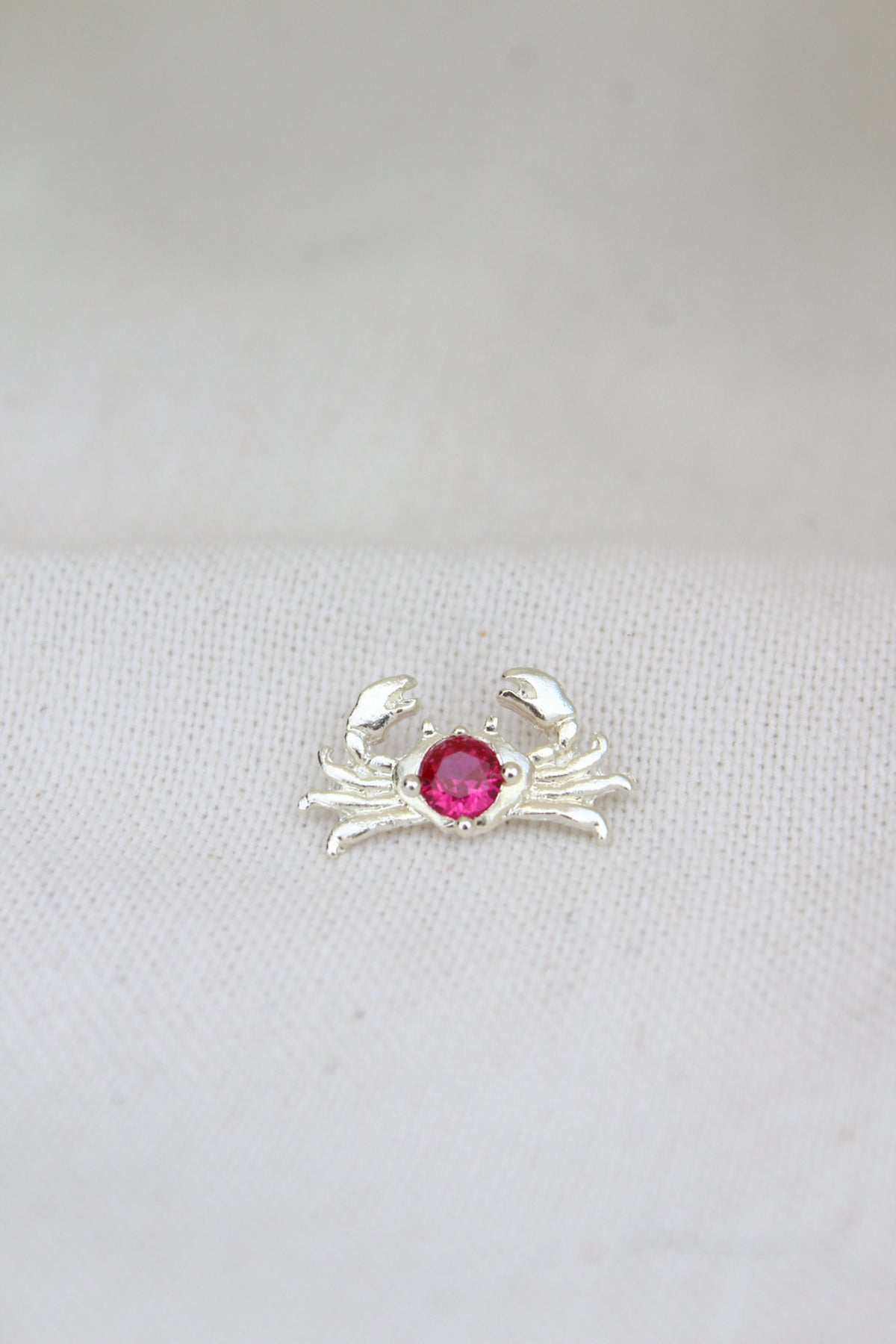 Collar crab fucsia
