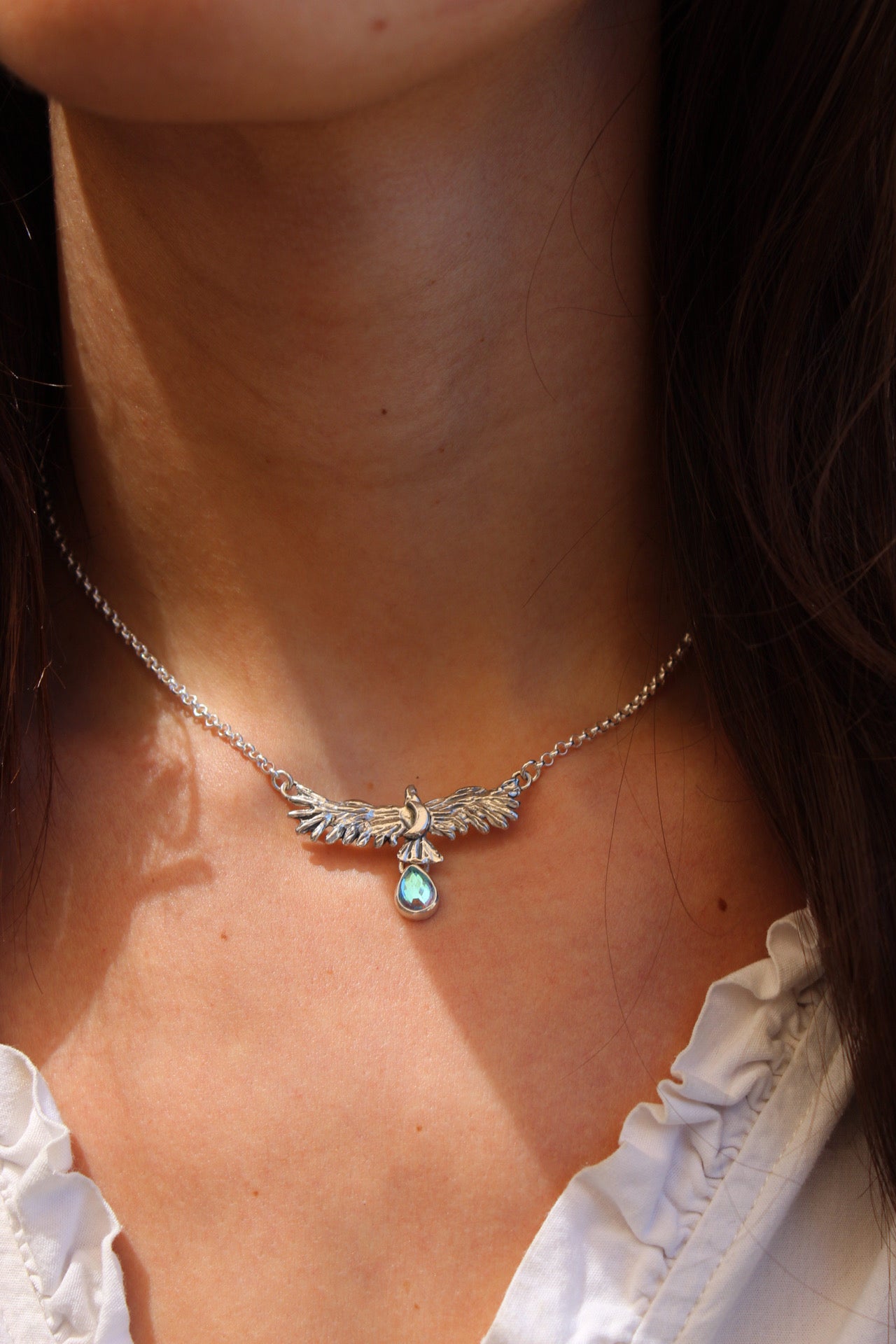 Águila sagrada “s” cuarzo místico