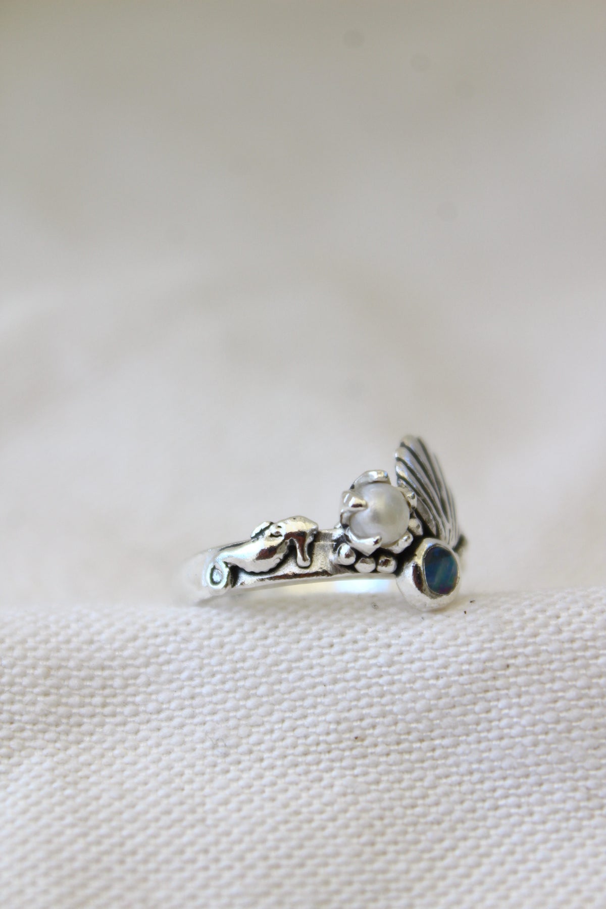 Anillo Atlantis petit Opalo talla 13