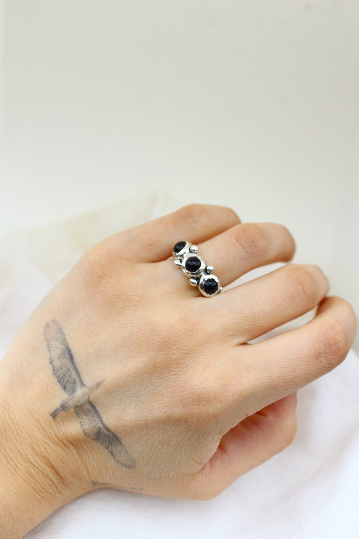 Anillo LAS TRES MARÍAS ónix