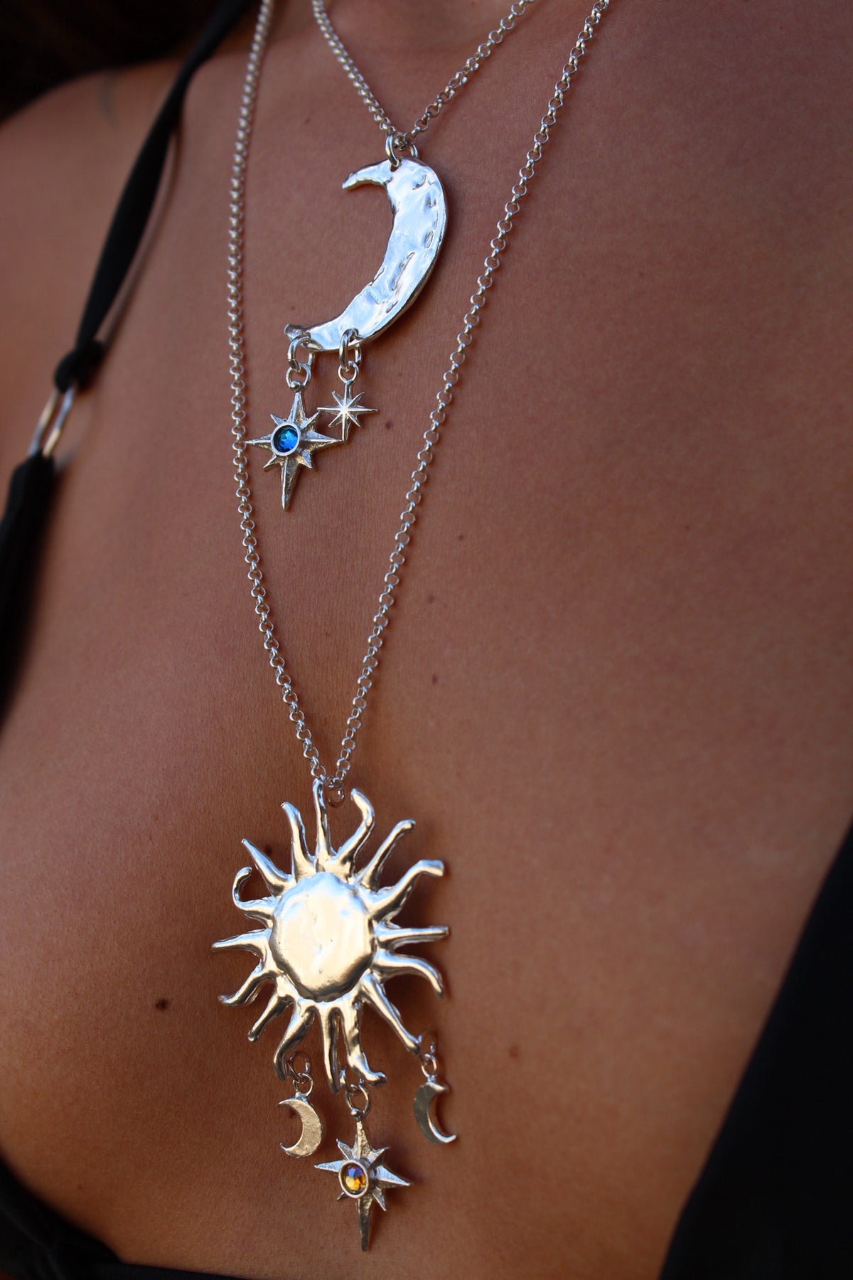 Amuleto sol gitano (incluye cadena 60cm)