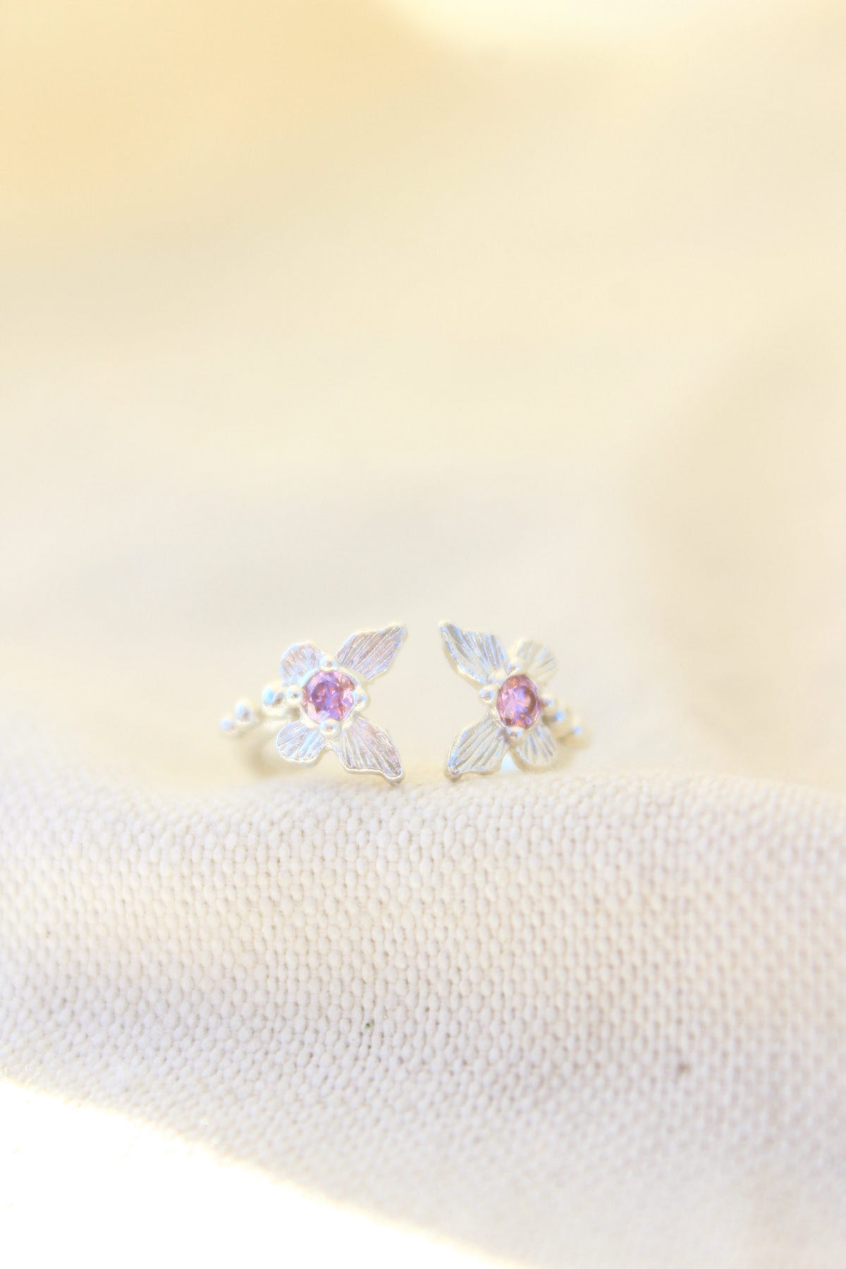 Anillo FILIPPA cristales rosa