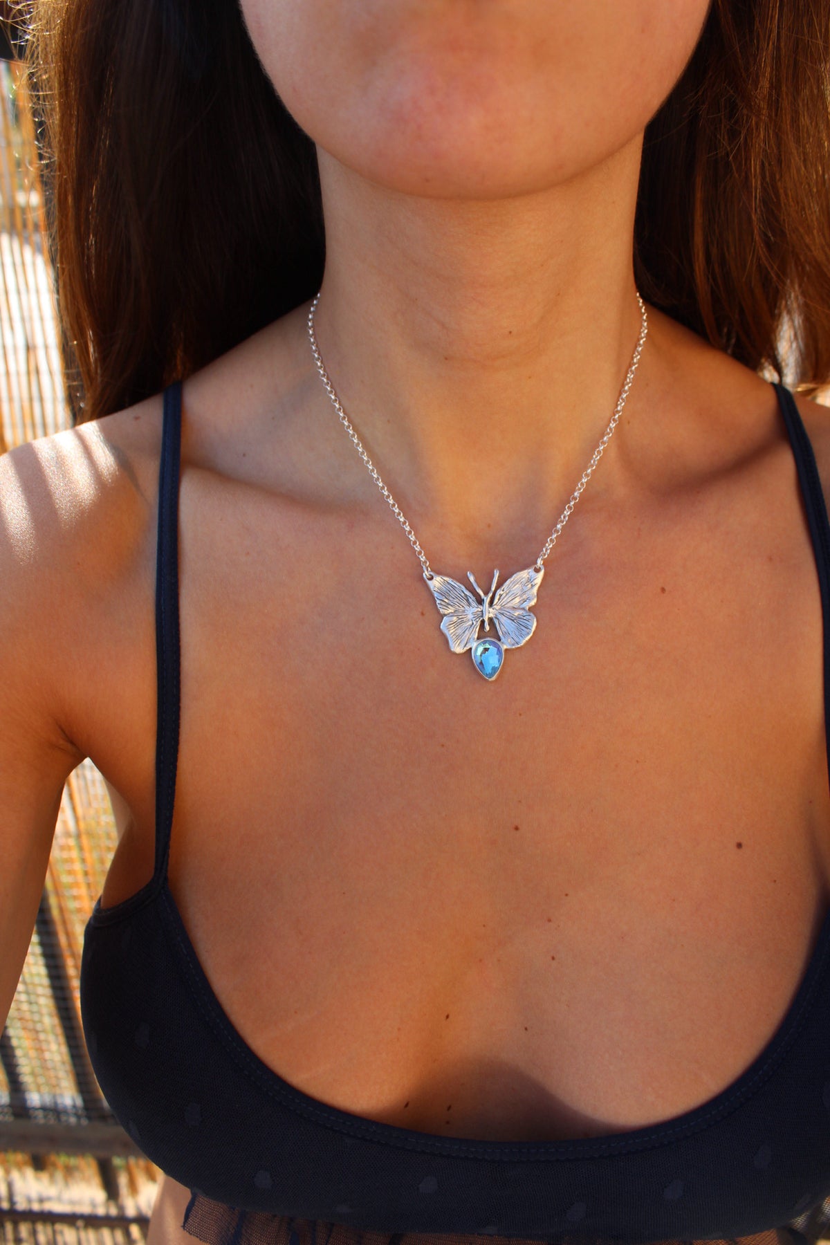 Collar mariposa mística L