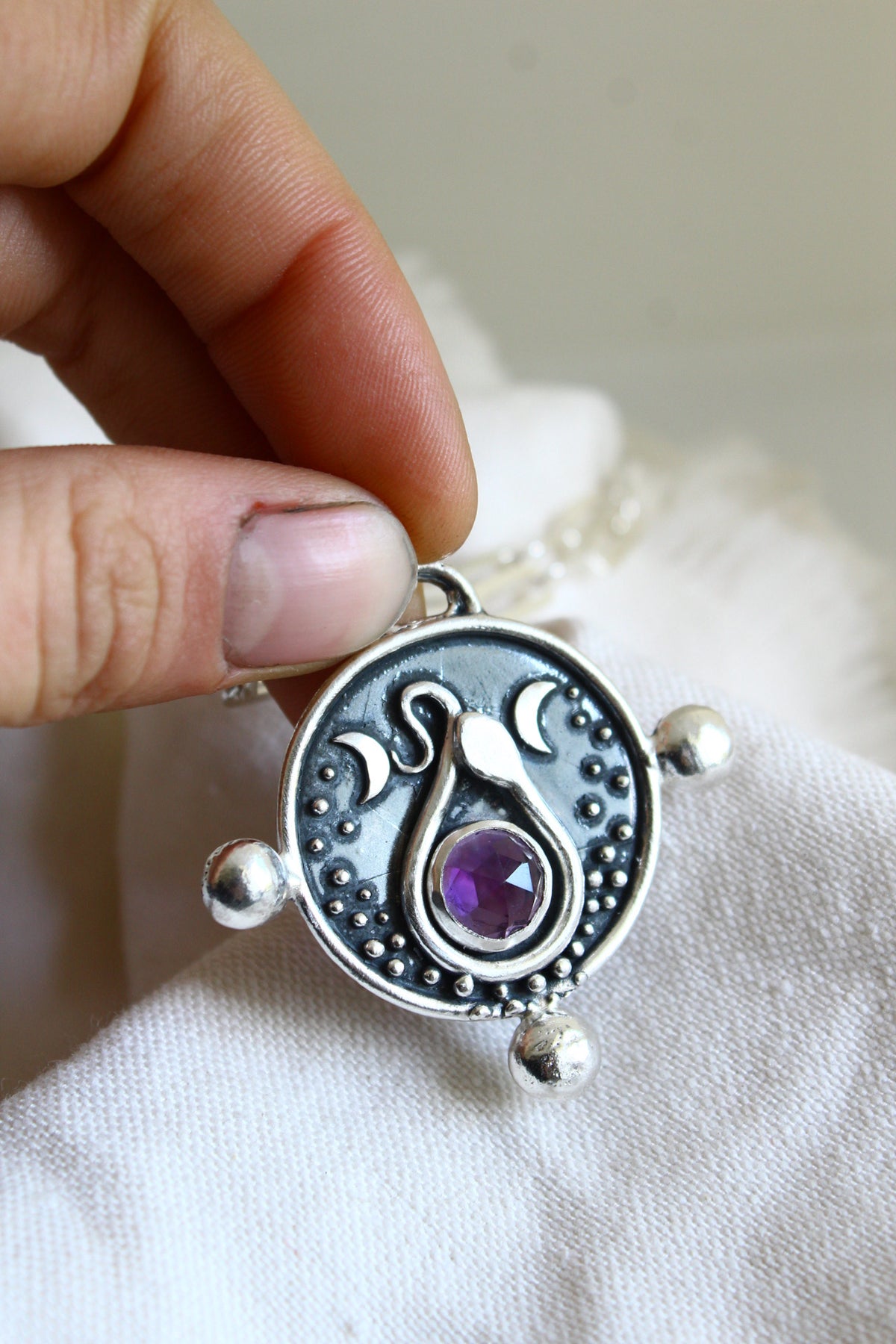 Collar Kundalini amatista