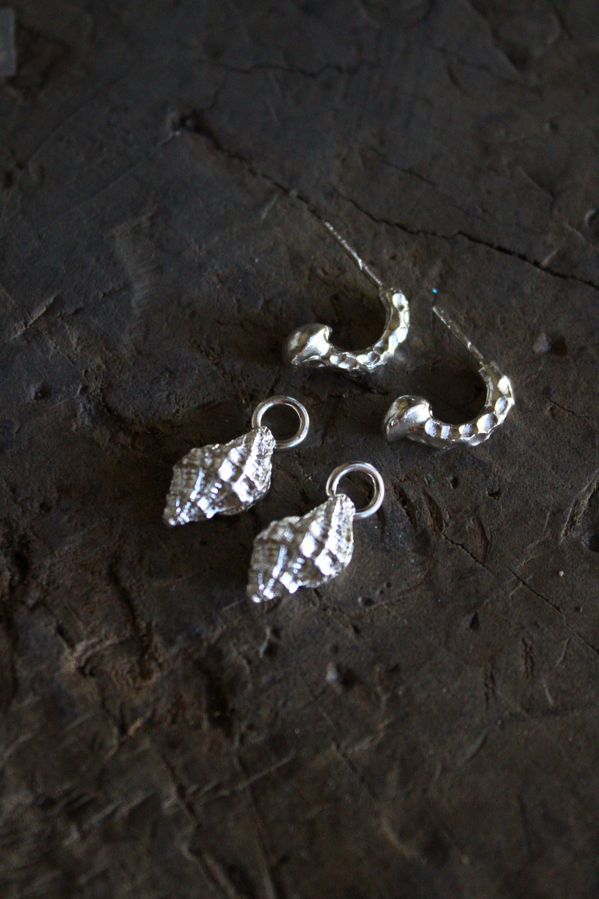 Aros argolla caracola