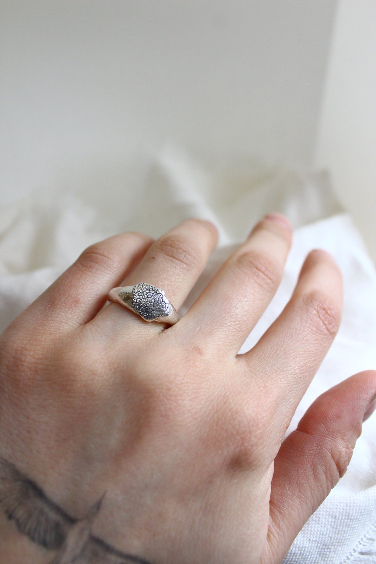 ANILLO HUELLA “OVAL” orgánico