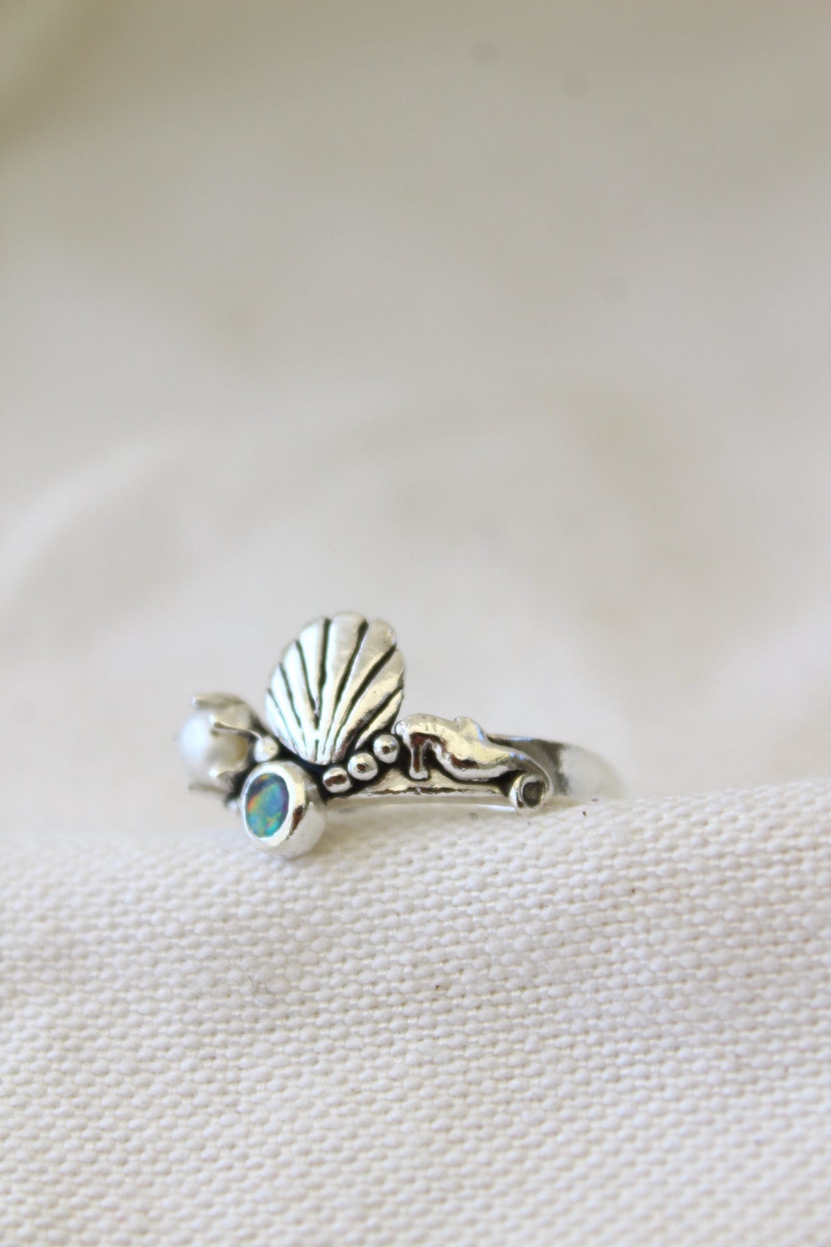 Anillo Atlantis petit Opalo talla 13