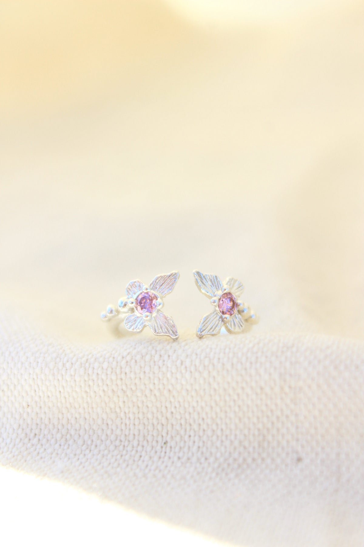 Anillo FILIPPA cristales rosa