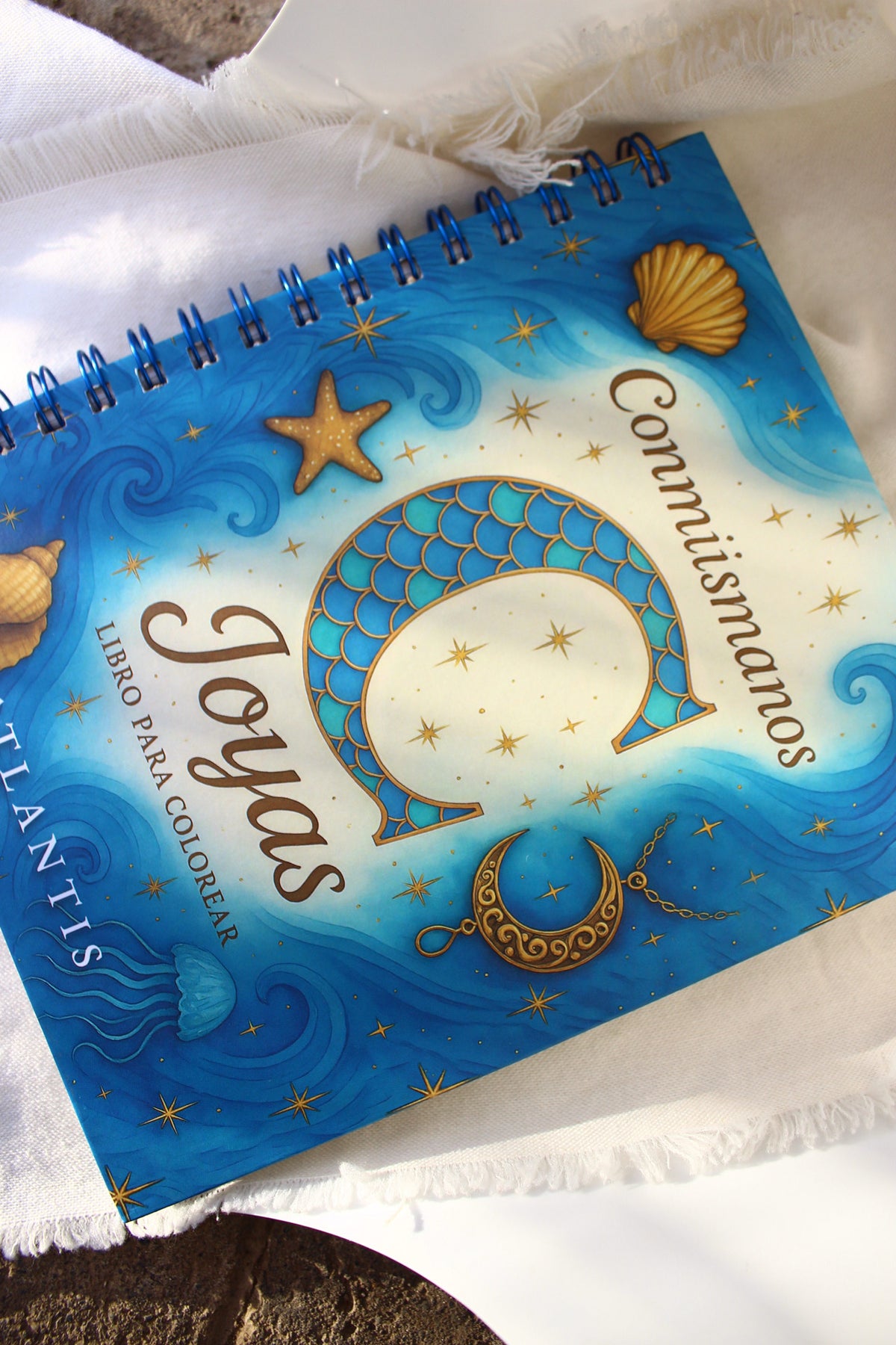 Pack 5 libro Atlantis + aros sirena