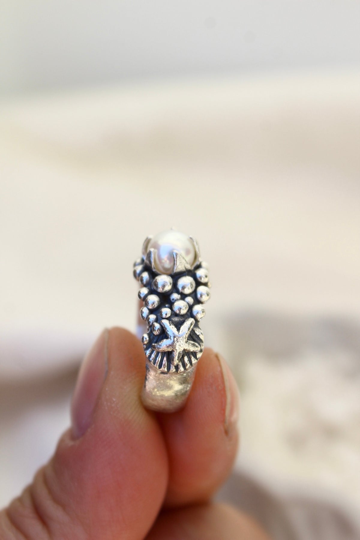 Anillo “LA PERLA” estrella