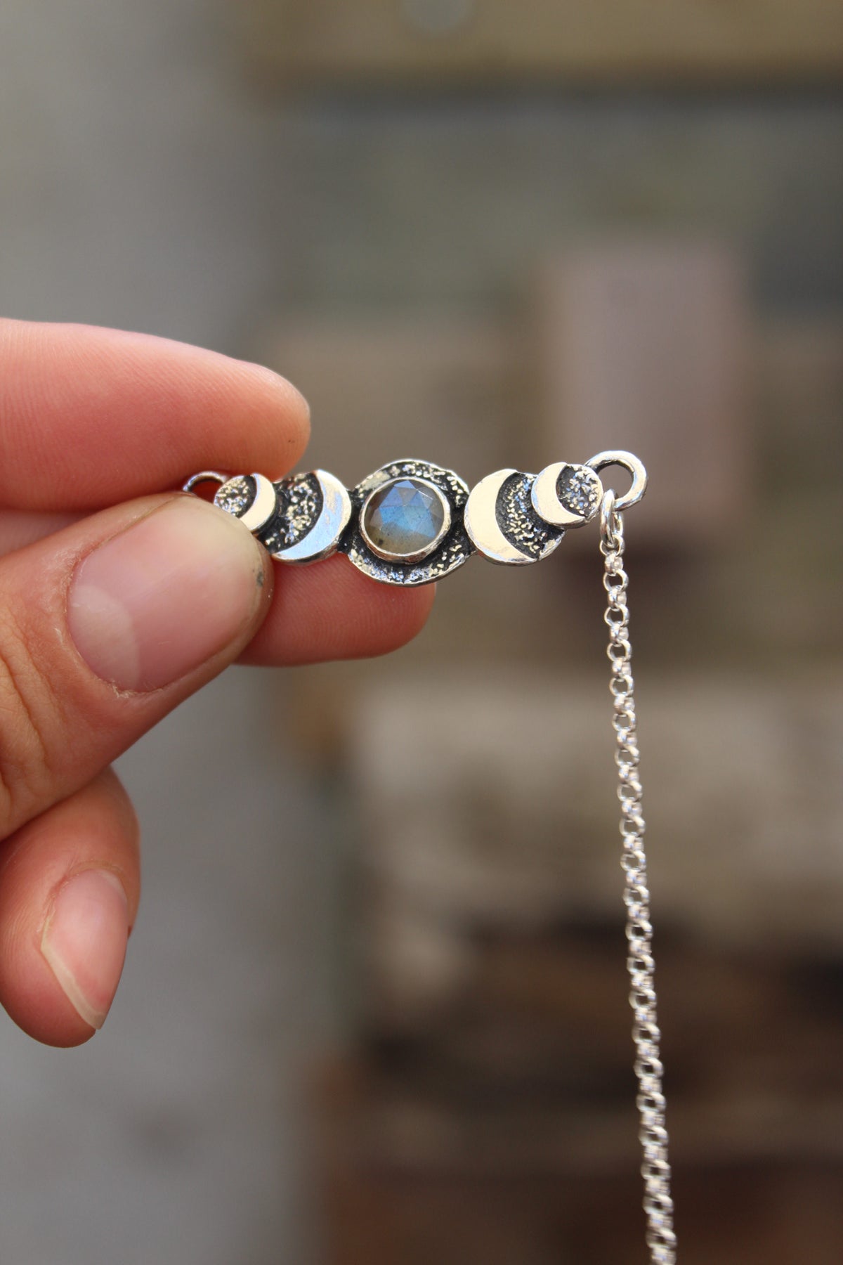 Collar ciclos M labradorita