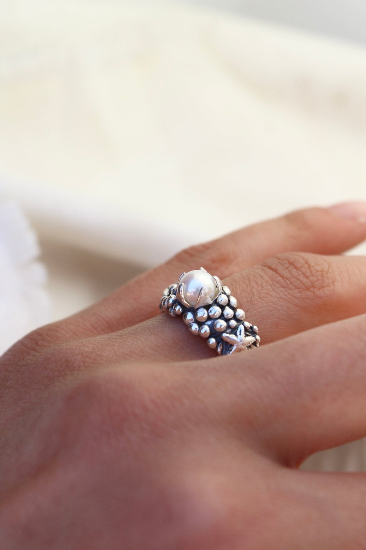 Anillo “LA PERLA” estrella