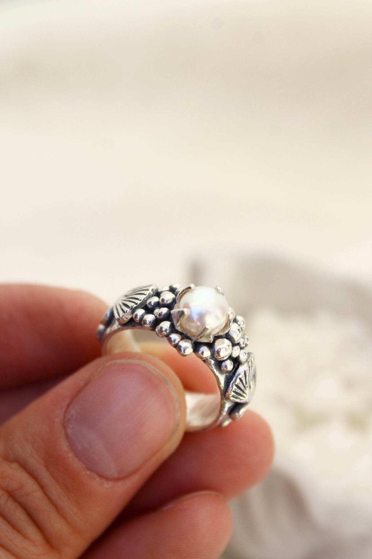 Anillo LA PERLA concha