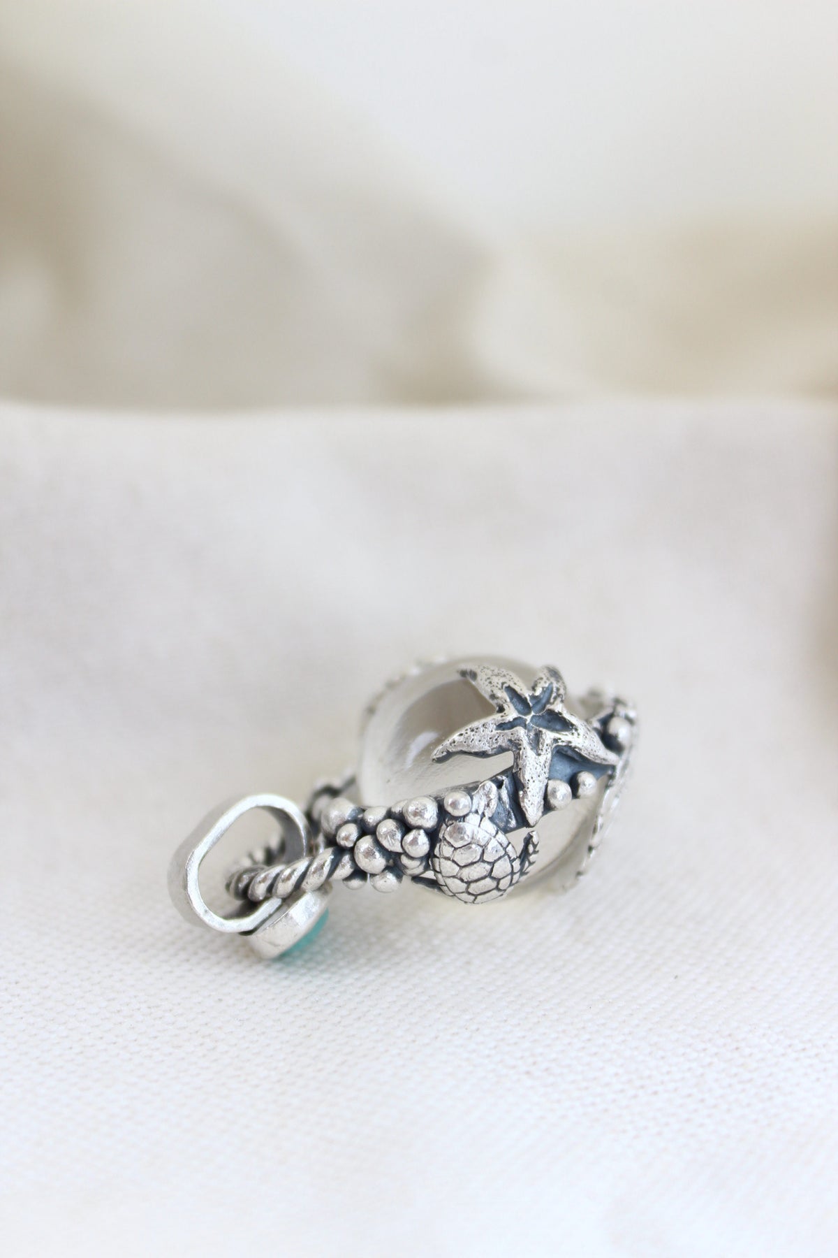 Burbuja Atlantis cuarzo cristal y Amazonita