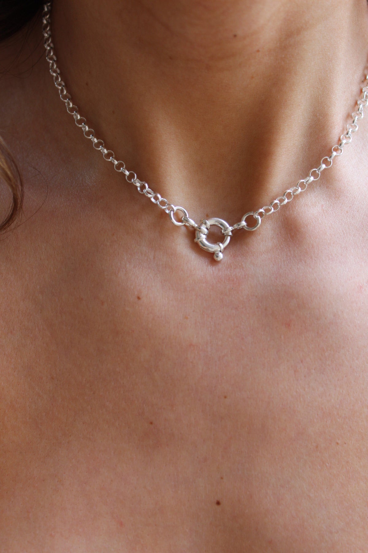 Cadena rolo 40cm broche timón M