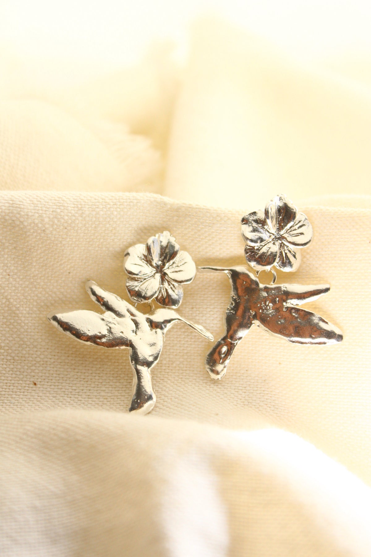 Aros colibrí florido