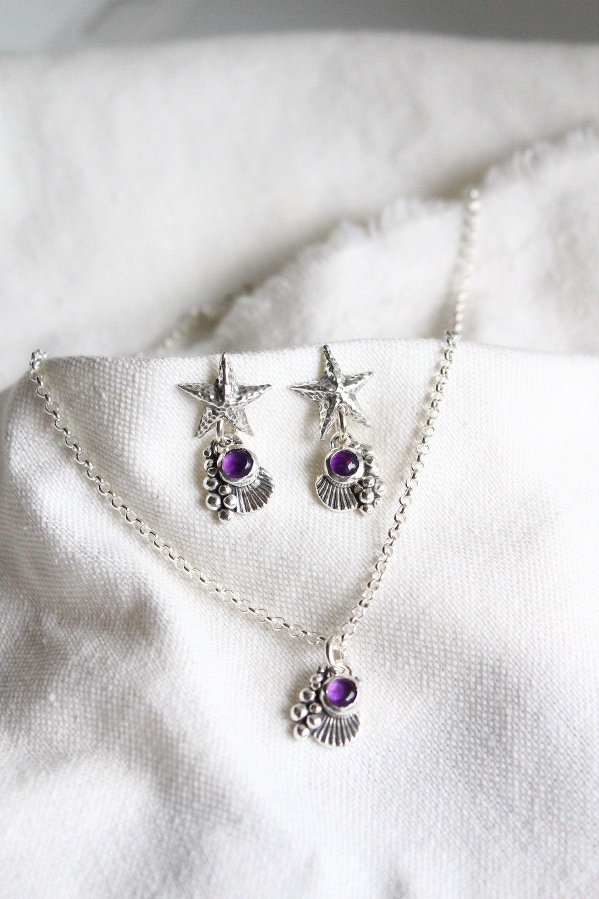 Conjunto asterina amatista