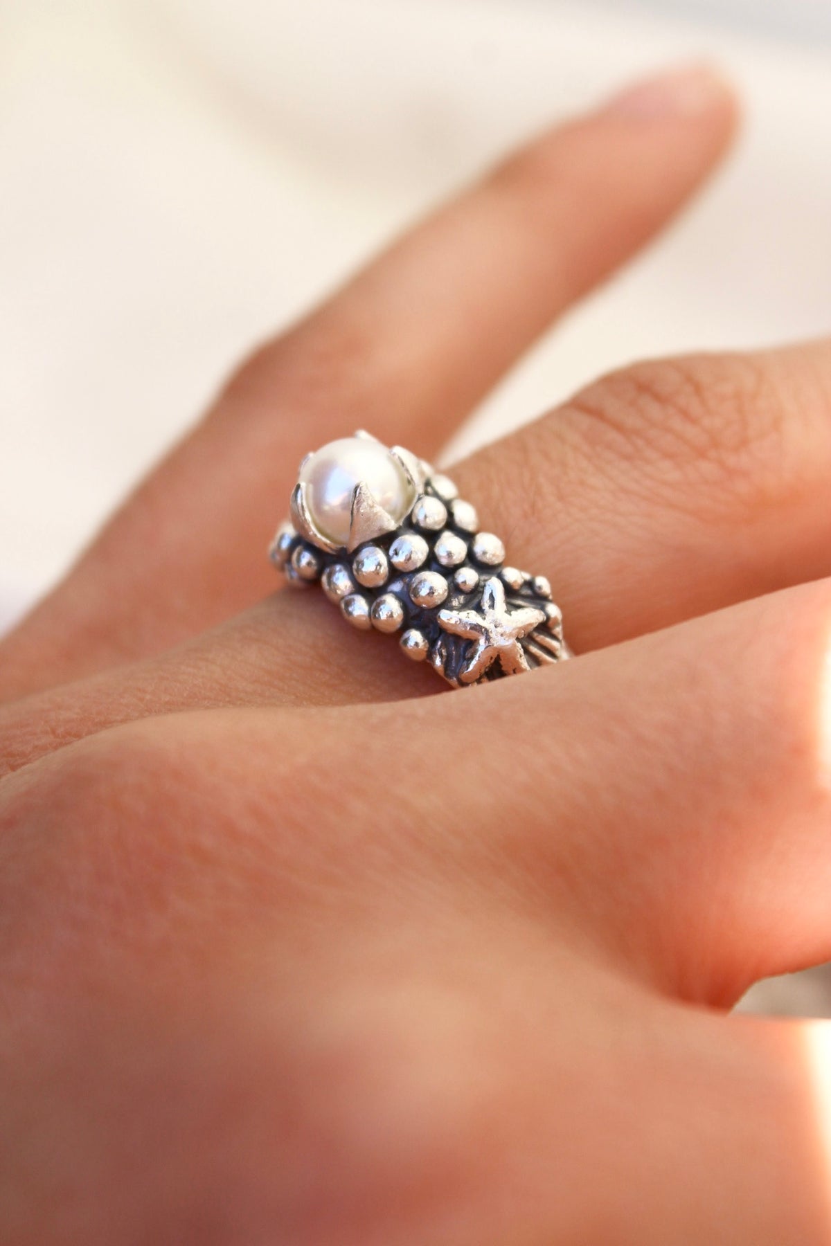 Anillo “LA PERLA” estrella