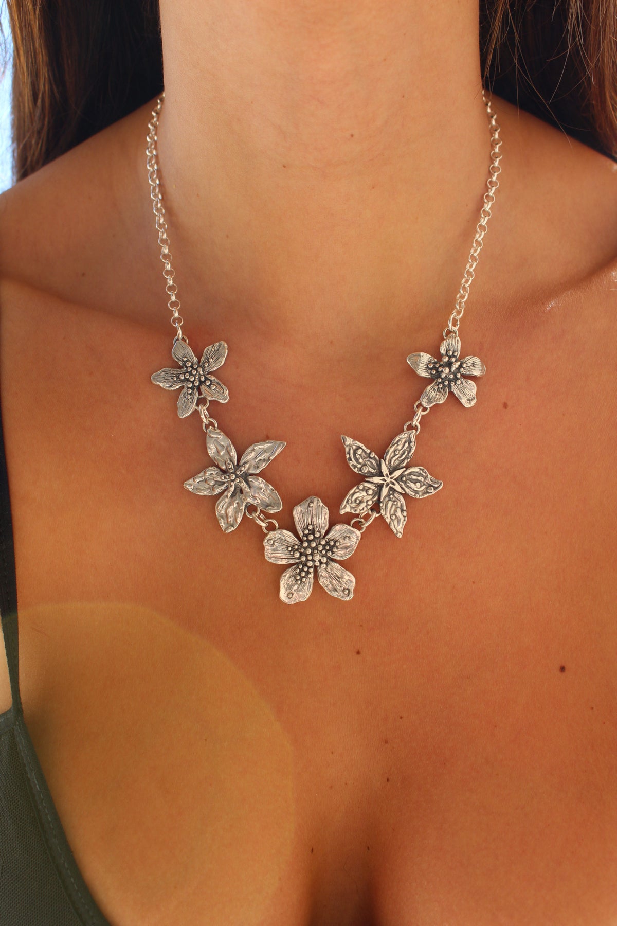 Collar las flores que recogí