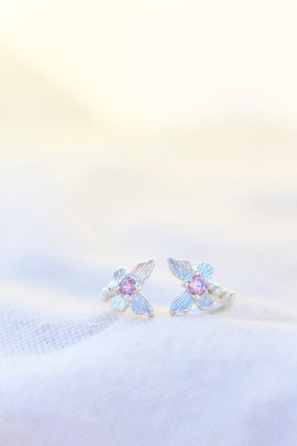 Anillo FILIPPA cristales rosa