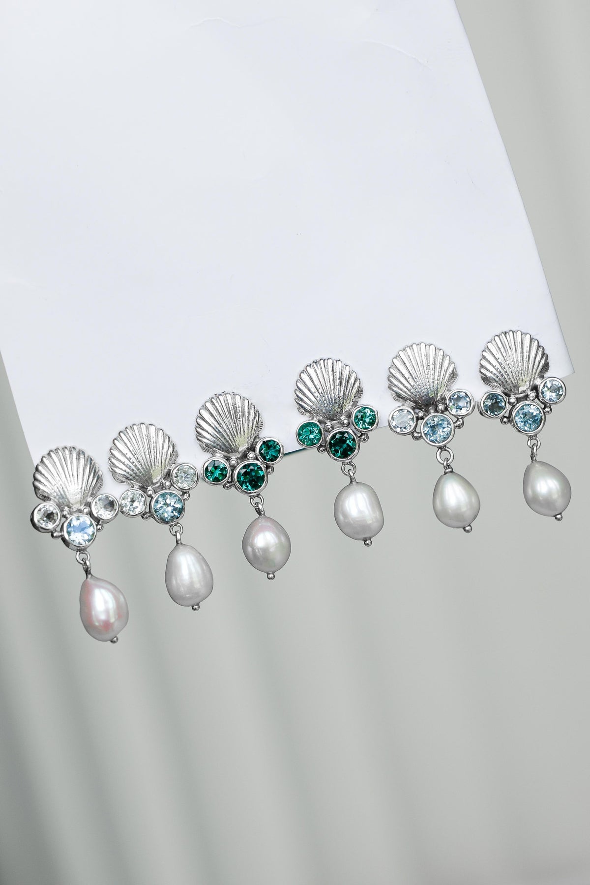 AROS CONMIISANKA DE PLATA DE TOPACIO CELESTE