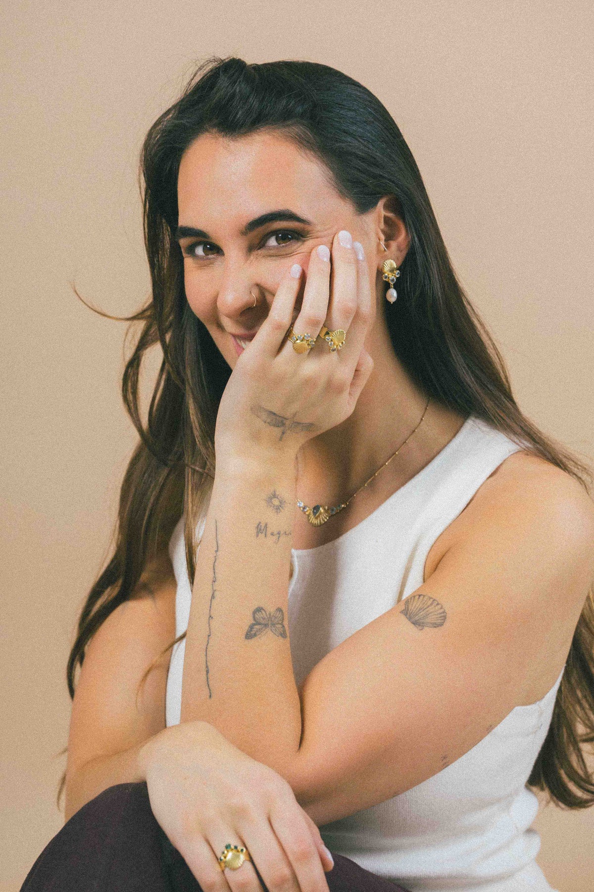 ANILLO CONMIISANKA GOLD DE TOPACIO CELESTE