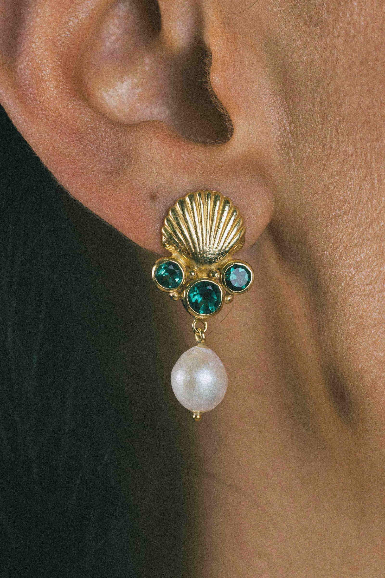 AROS CONMIISANKA GOLD DE CUARZO VERDE