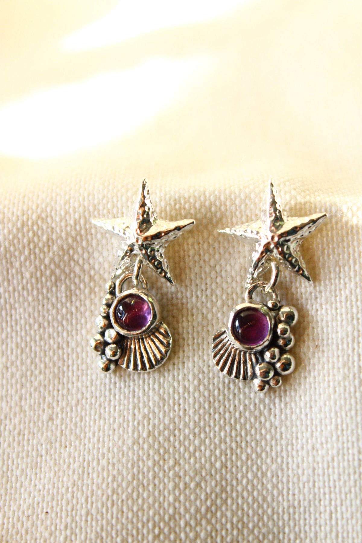 Aros ASTERINA petit Amatista