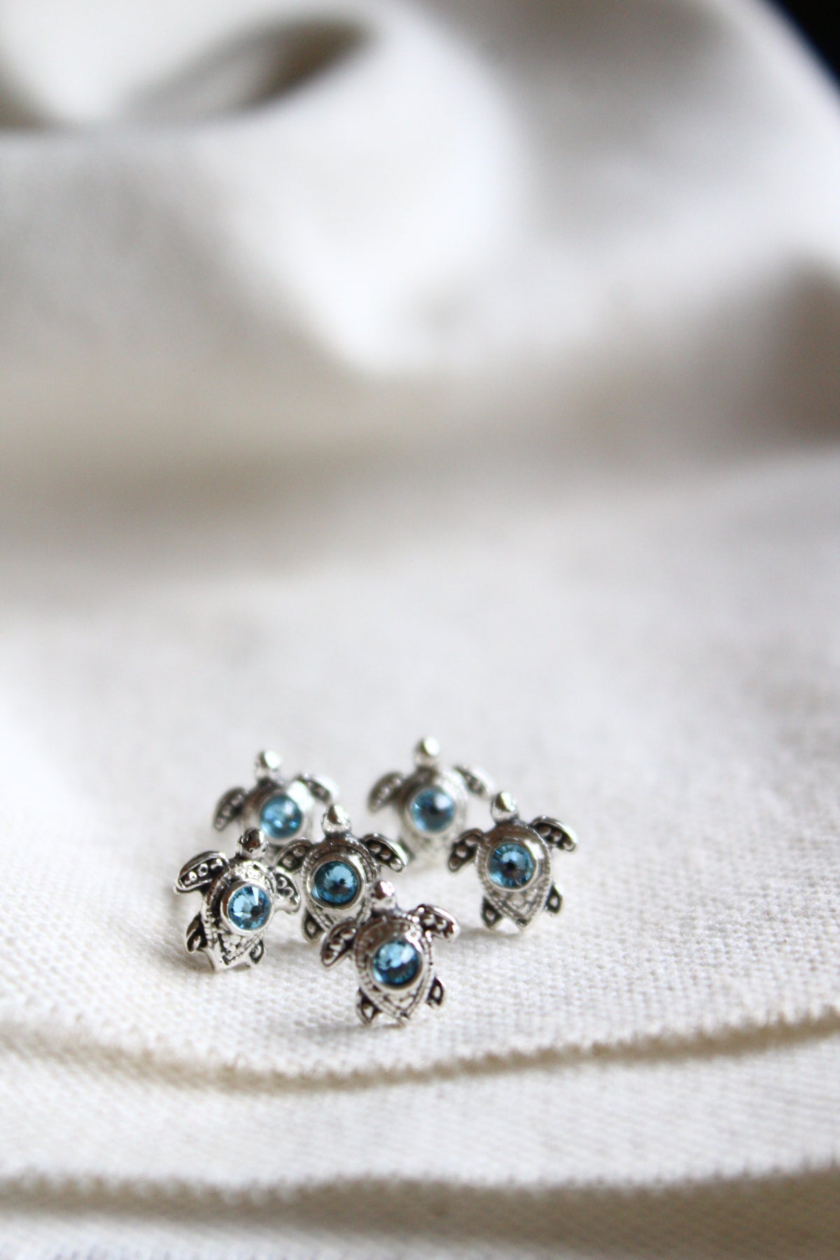 Aros tortu petit cristal celeste