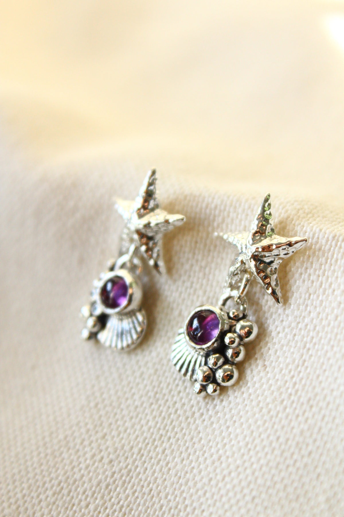 Aros ASTERINA petit Amatista