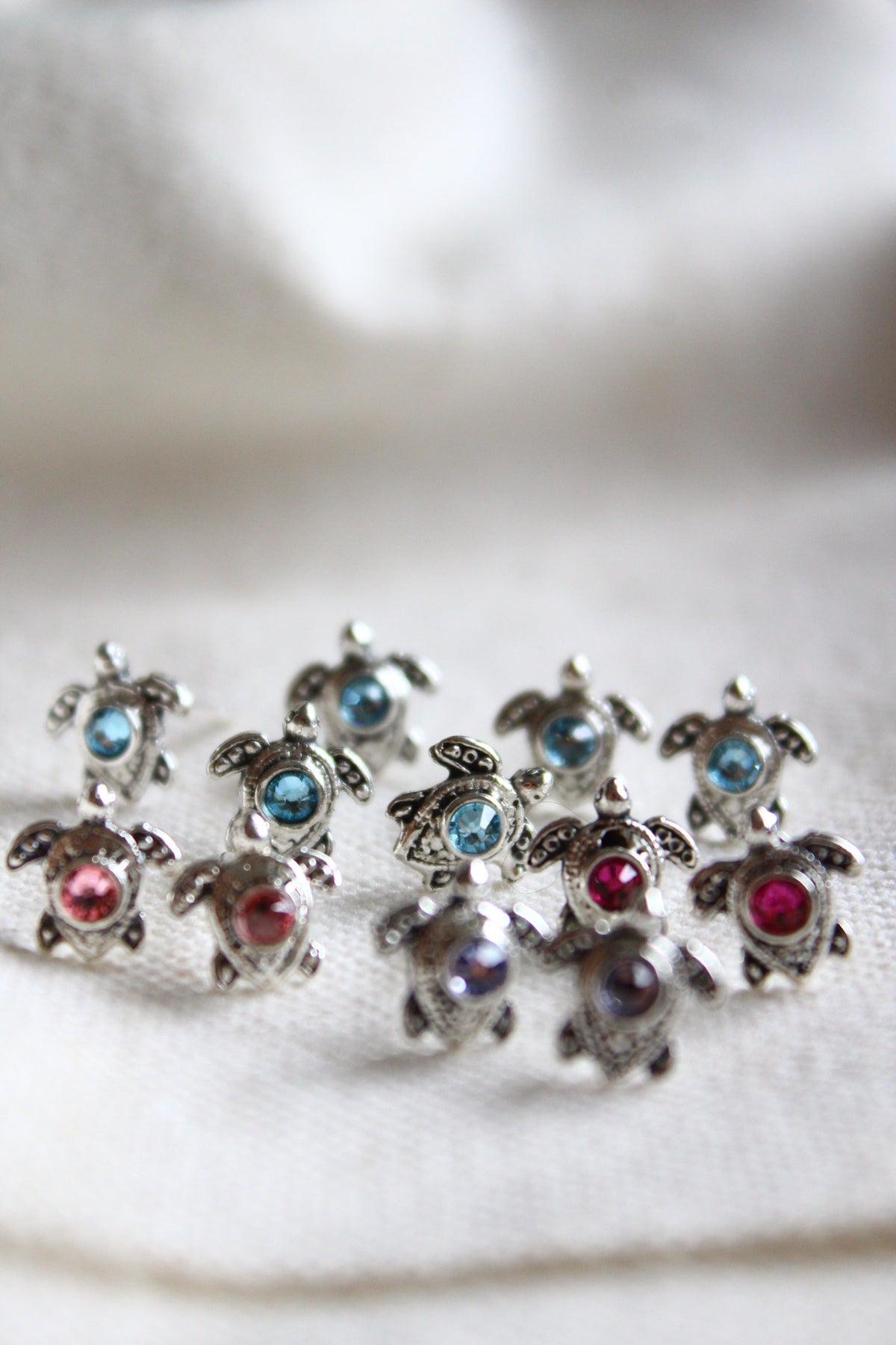 Aros tortu petit cristal celeste